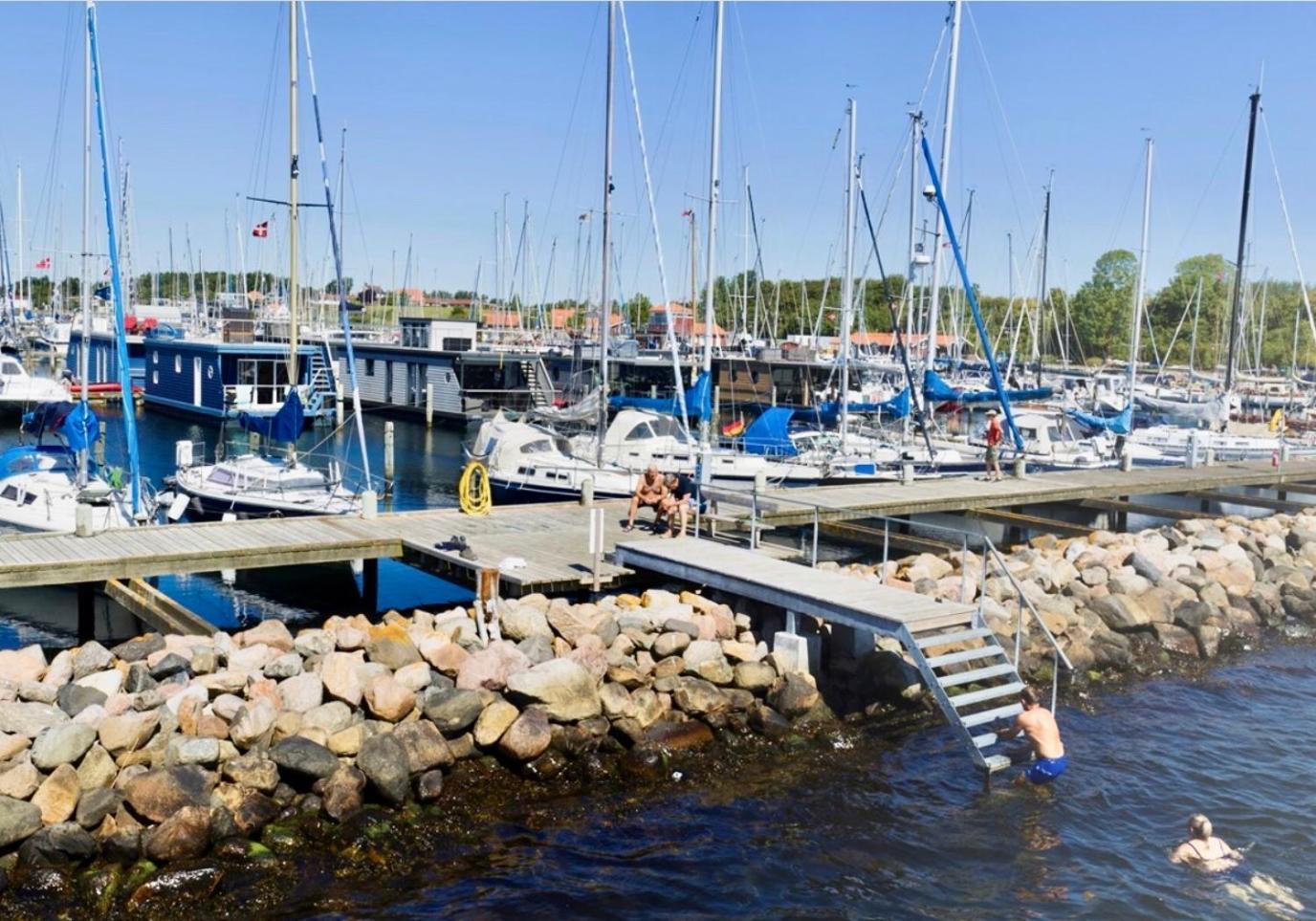 Отель Hausboot-Lafe Flensburger Foerde Egernsund Экстерьер фото